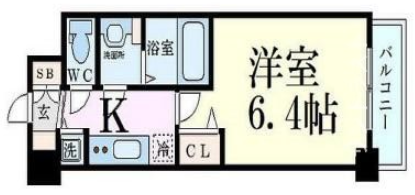 大阪市中央区、築1年から10年の一般的なマンション間取り